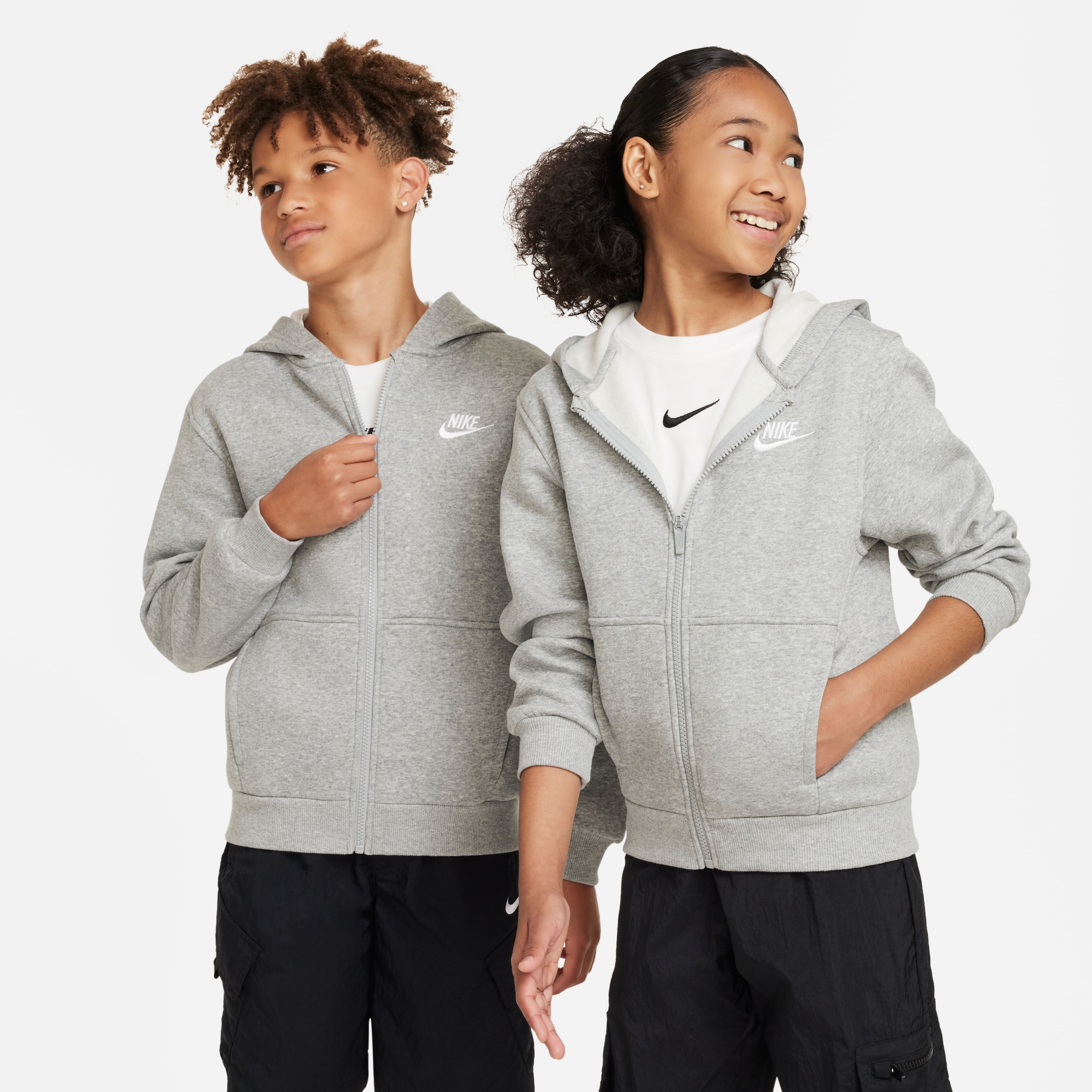 0196607240809 - Kinder-Sweatshirt mit Reißverschluss und Kapuze Club Fleece LBR