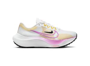 0196608562801 - Zoom Fly 5 Laufschuhe Damen in white-rush fuchsia-vivid sulfur