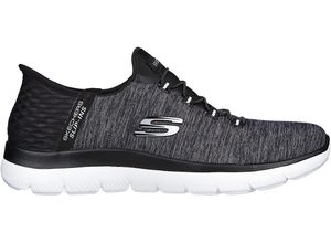 0196642549431 - SKECHERS® Summits_dazzling_haze Sneaker Deko-Schnürung Logo-Details für Damen schwarz 36