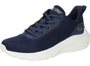 0196642783682 - SKECHERS® Bobs Sneaker Sport Squad Waves waschbar Memory Foam für Damen blau 39