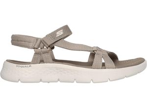 0196642979290 - SKECHERS® GOwalk Flex Sandalen Sublime verstellbar für Damen beige 41