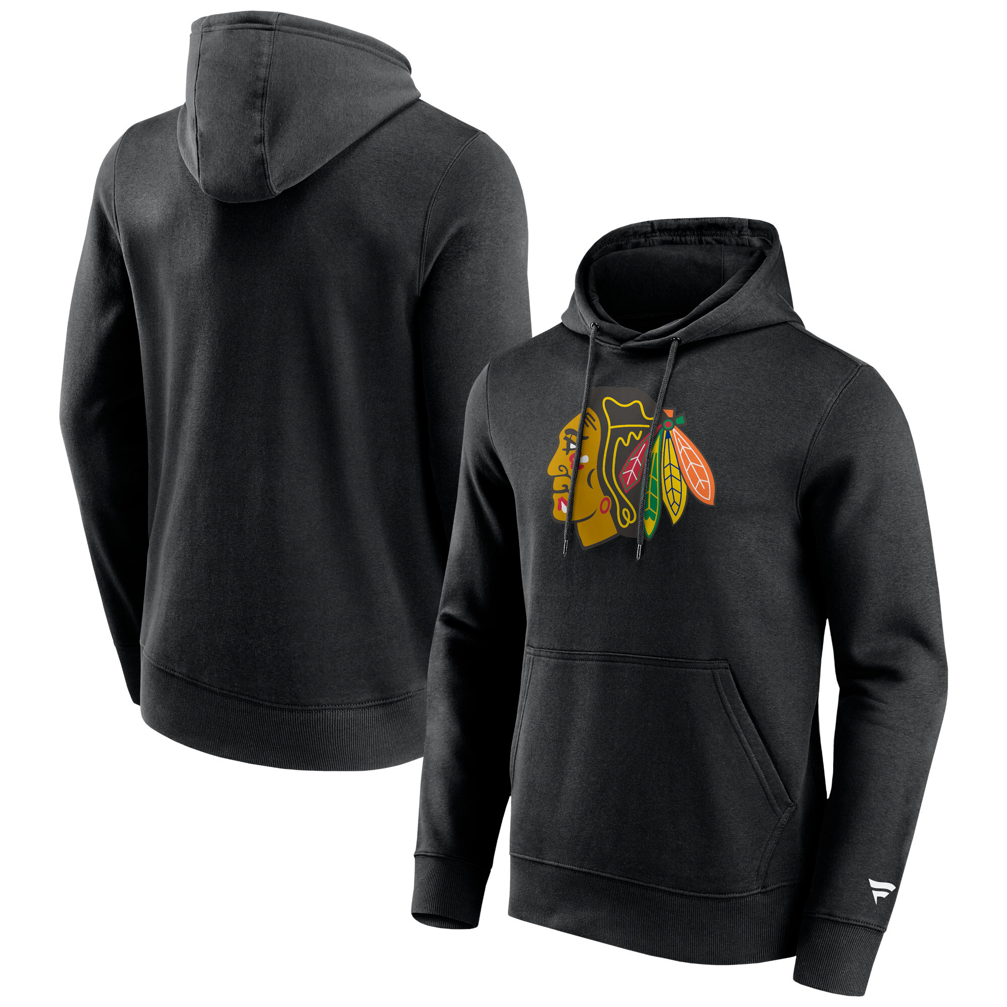 0196754077938 - Hoodie mit Blackhawks Primary Graphic Logo