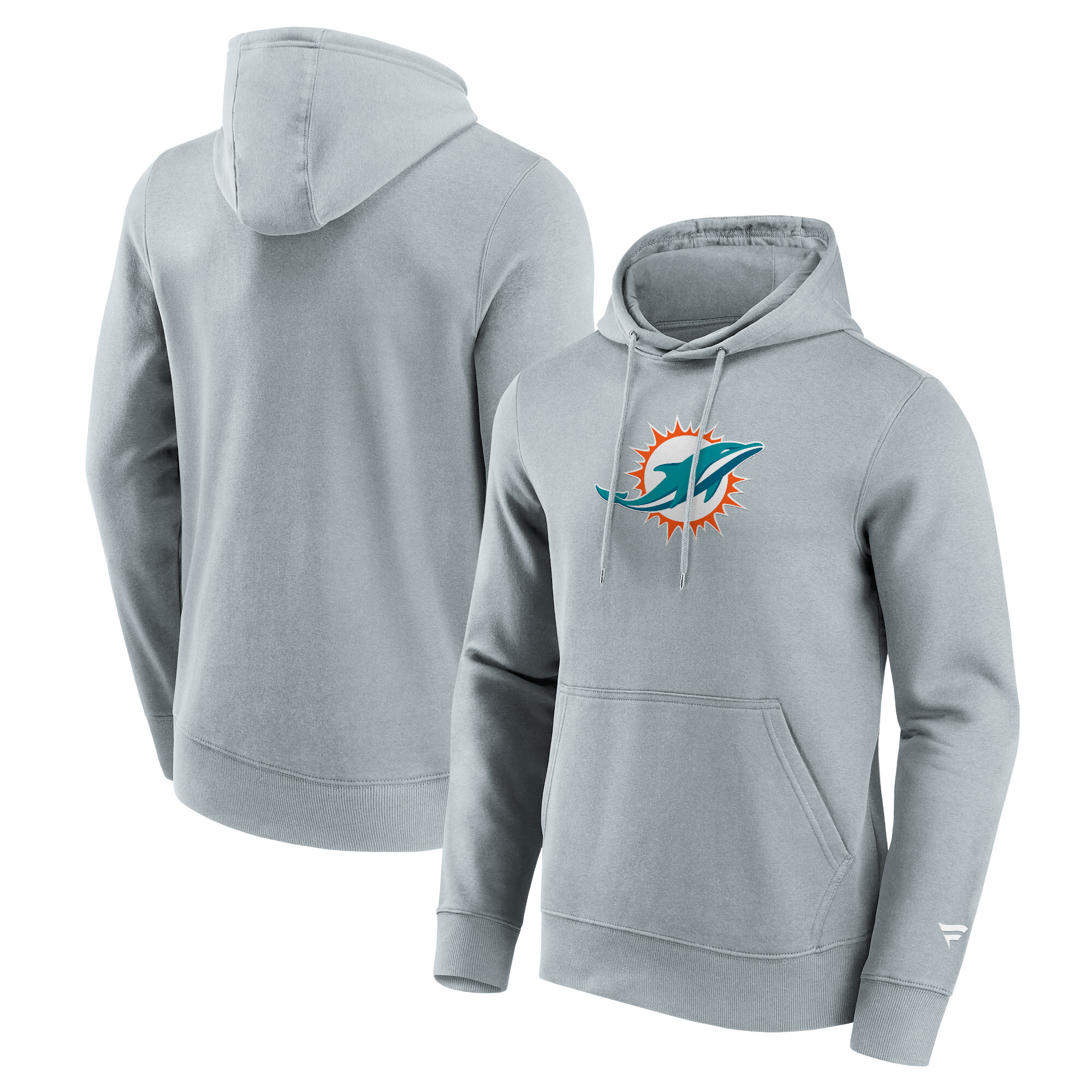 0196755644214 - Grafisches Kapuzen-Sweatshirt mit Hauptlogo Miami Dolphins