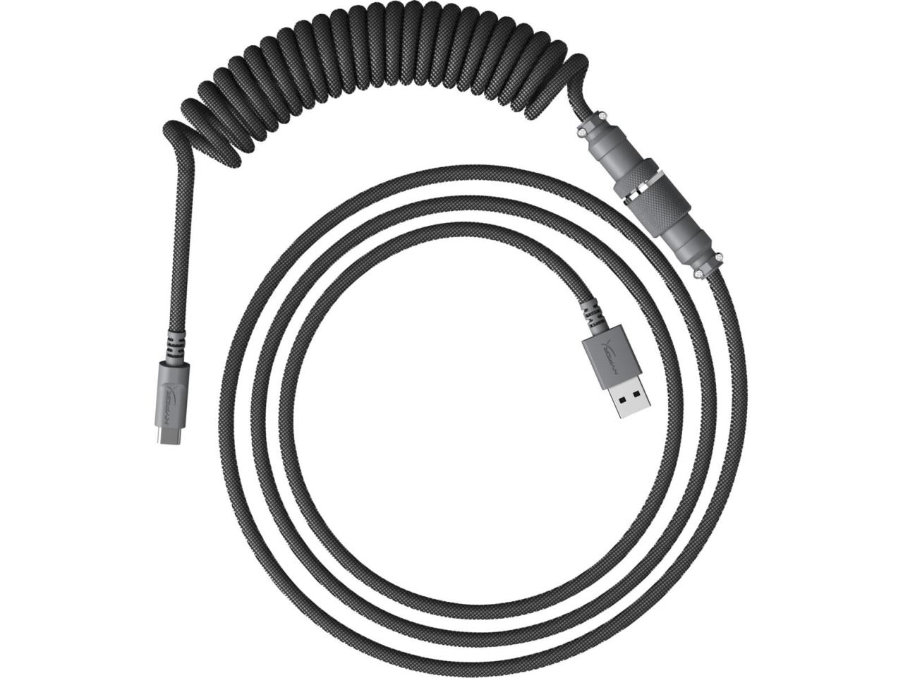 0196786043192 - Gaming USB-C Coiled Cable Gray