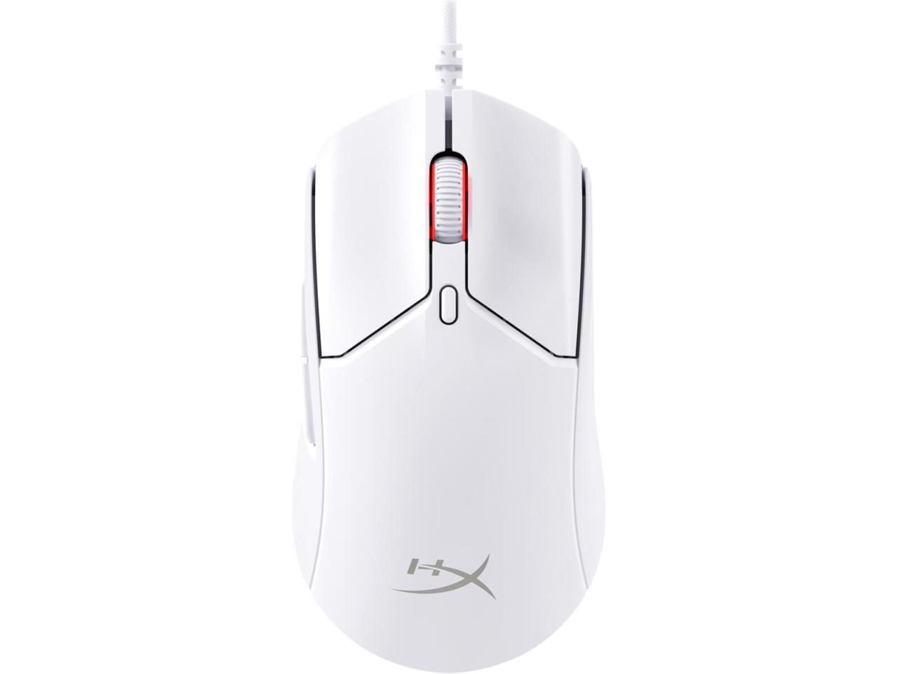 0196786272530 - Hewlett Packard - HyperX Pulsefire Haste 2 Kabelgebundene Gaming Maus weiß (6N0A8AA)