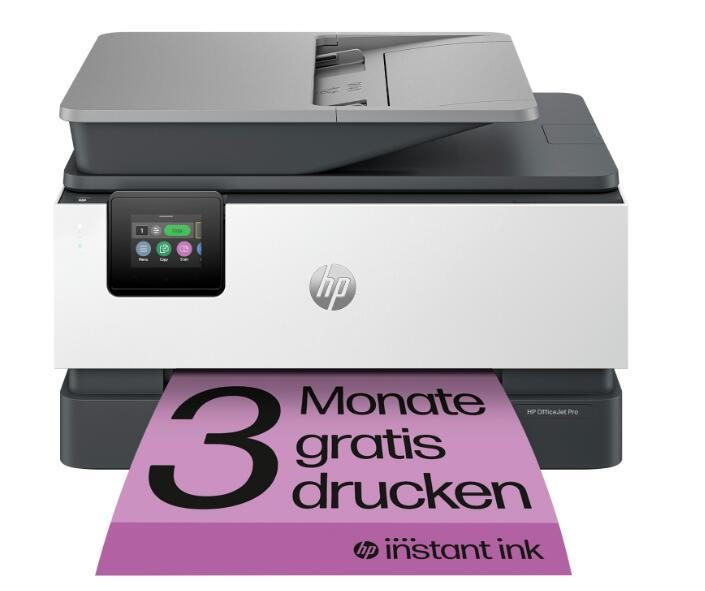 0196786895944 - Officejet Pro 9120e All-in-One Tintenstrahl-Multifunktionsdrucker A4 Drucker Scanner Kopierer Fax ADF Bluetooth® Duplex Instant Ink LAN USB WLAN