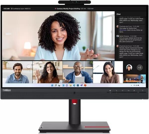 0196801934177 - ThinkVision T24mv-30 LED-Monitor 61 cm (24 Zoll) EEK E (A - G) 1920 x 1080 Pixel Full HD 4 ms DisplayPort Audio-Line-out HDMI® USB 32 Gen 1 RJ45