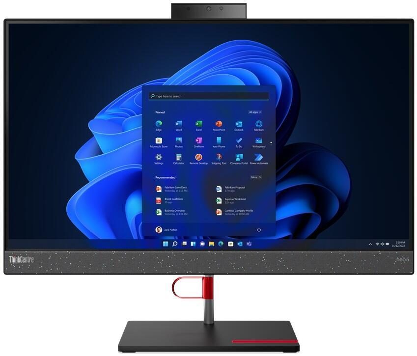 0196803971859 - ThinkCentre neo 50a 24 Gen 4 12K9 - All-in-One (Komplettlösung) - Monitorständer mit Hubfunktion - Core i5 13500H   26 GHz - RAM 8 GB - SSD 256 GB