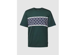 0196839350802 - T-Shirt mit Blockstreifen Modell EMPIRE STRIPE