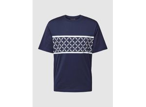 0196839350895 - T-Shirt mit Blockstreifen Modell EMPIRE STRIPE