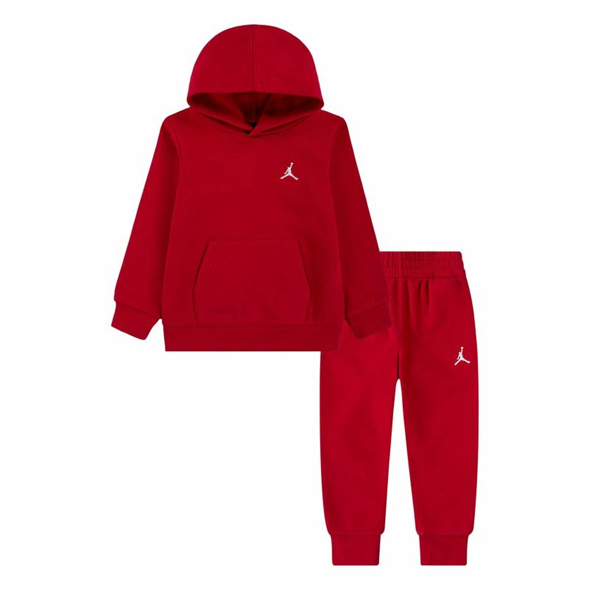 0196923466938 - Baby-Sportset MJ Brklyn Fleecec Pullover Set Rot 2 Stücke 0196923466938 - Baby-Sportset MJ Brklyn Fleecec Pullover Set Rot 2 Stücke
