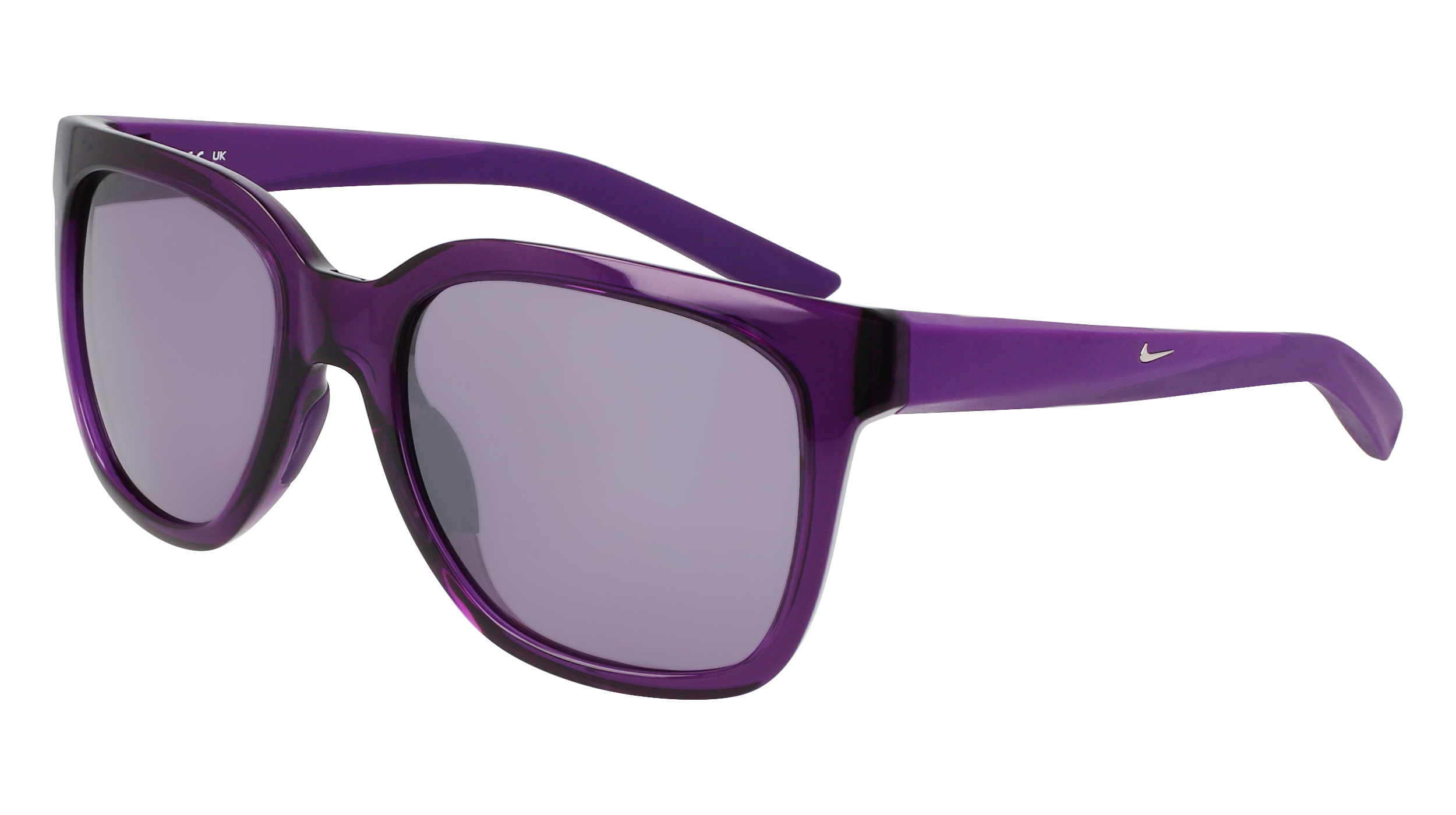 0196974623298 - Damen NIKE GRAND M FV2411 505 Gläser SONNENBRILLEN Plastik Violett Violett Quadratisch  Photochromatisch