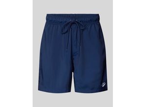 0196974890195 - Sweatshorts mit Label-Stitching