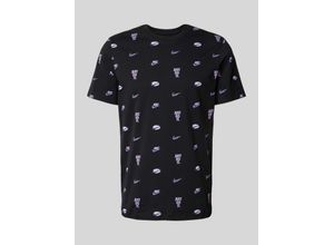 0196975172092 - T-Shirt mit Label-Print