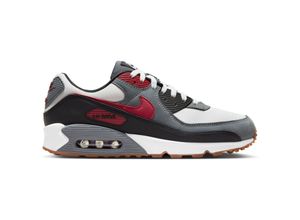 0196975529698 - Air Max 90 Sneaker Herren in white-team red-cool grey-black