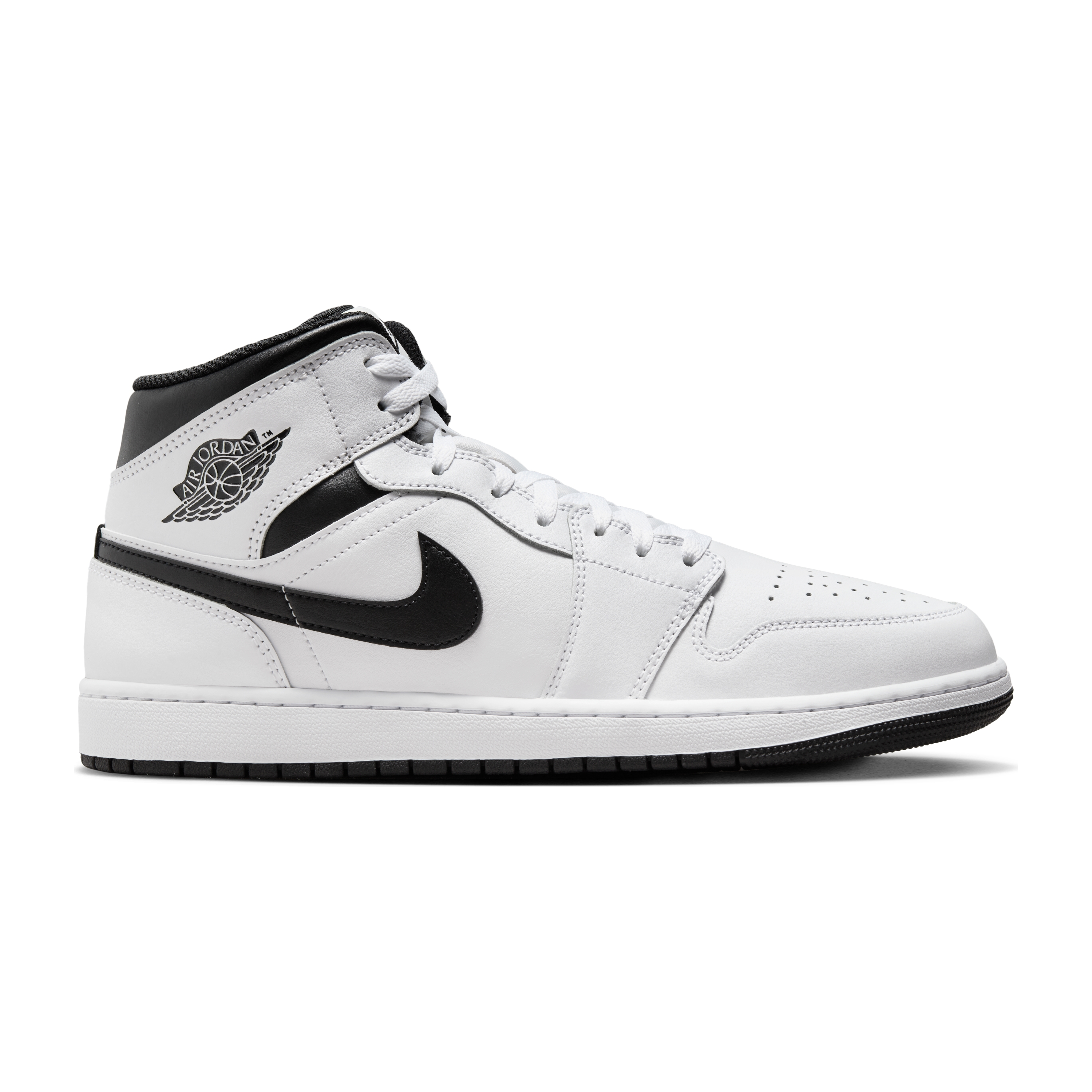 0196975680870 - Air Jordan 1 Mid Weiß Schwarz