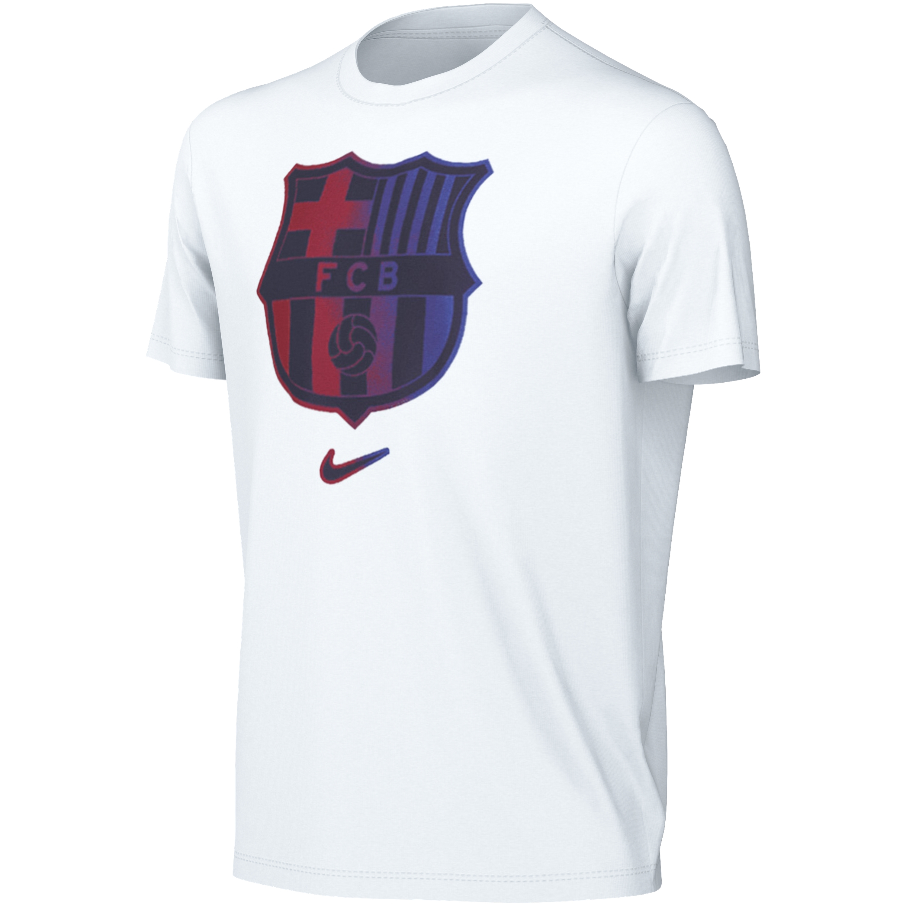 0196977848483 - T-Shirt FC Barcelone Crest 2023 24