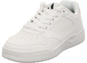 0196989375458 - SKECHERS® Sneaker Koopa Volley Low Varsity atmungsaktiv rutschfest für Herren weiß 44