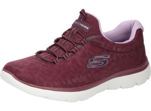 0196989513669 - SKECHERS® Summits Sneaker Sparkling Spots Leoparden-Print für Damen lila 38