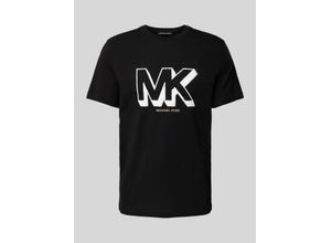 0197005123053 - T-Shirt mit Label-Print Modell SKETCH MK