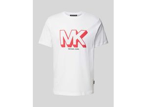 0197005123121 - T-Shirt mit Label-Print Modell SKETCH MK