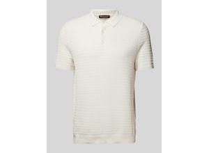 0197005125095 - Regular Fit Poloshirt mit Strukturmuster Modell TUCK STRIPE