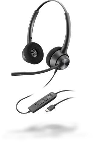 0197029428226 - Poly EncorePro 320 - EncorePro 300 series - Headset - On-Ear - kabelgebunden - USB-C