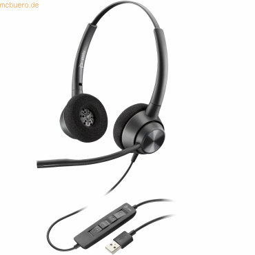 0197029428240 - Poly EncorePro 310 - EncorePro 300 series - Headset - On-Ear - kabelgebunden - USB-A