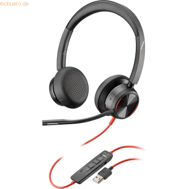 0197029536587 - Blackwire 8225 - Headset - On-Ear - kabelgebunden - aktive Rauschunterdrückung - USB-A