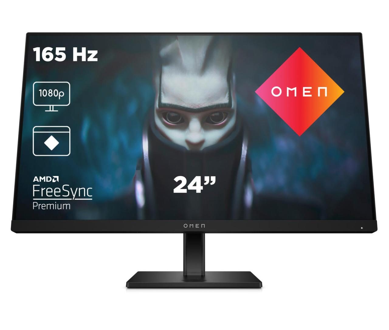 0197029614469 - Omen 24 605cm (238) FHD IPS Monitor 169 HDMI DP 165Hz 300cd m² FreeSync