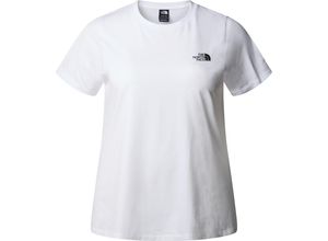 0197063233947 - THE NORTH FACE® T-Shirt Logo-Detail für Damen weiß 44 46