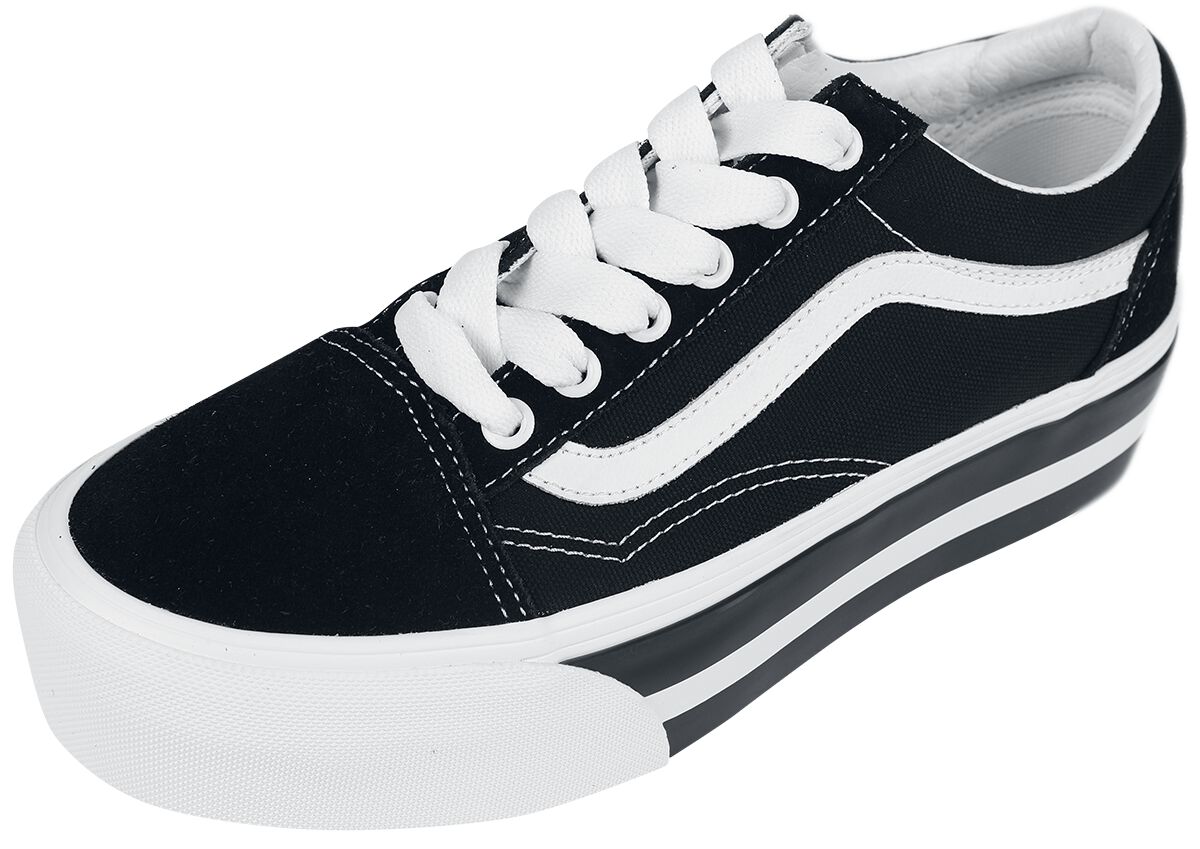 0197063251958 - Old Skool Stackform Smarten Up Sneaker schwarz weiß in EU39