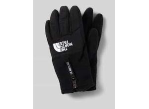 0197065002190 - Handschuhe aus Fleece mit Label-Stitching und Reißverschluss