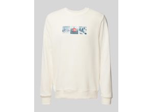 0197065058395 - Sweatshirt mit Label-Print