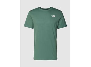 0197065192617 - T-Shirt mit Label-Print Modell MOUNTAIN SKETCH