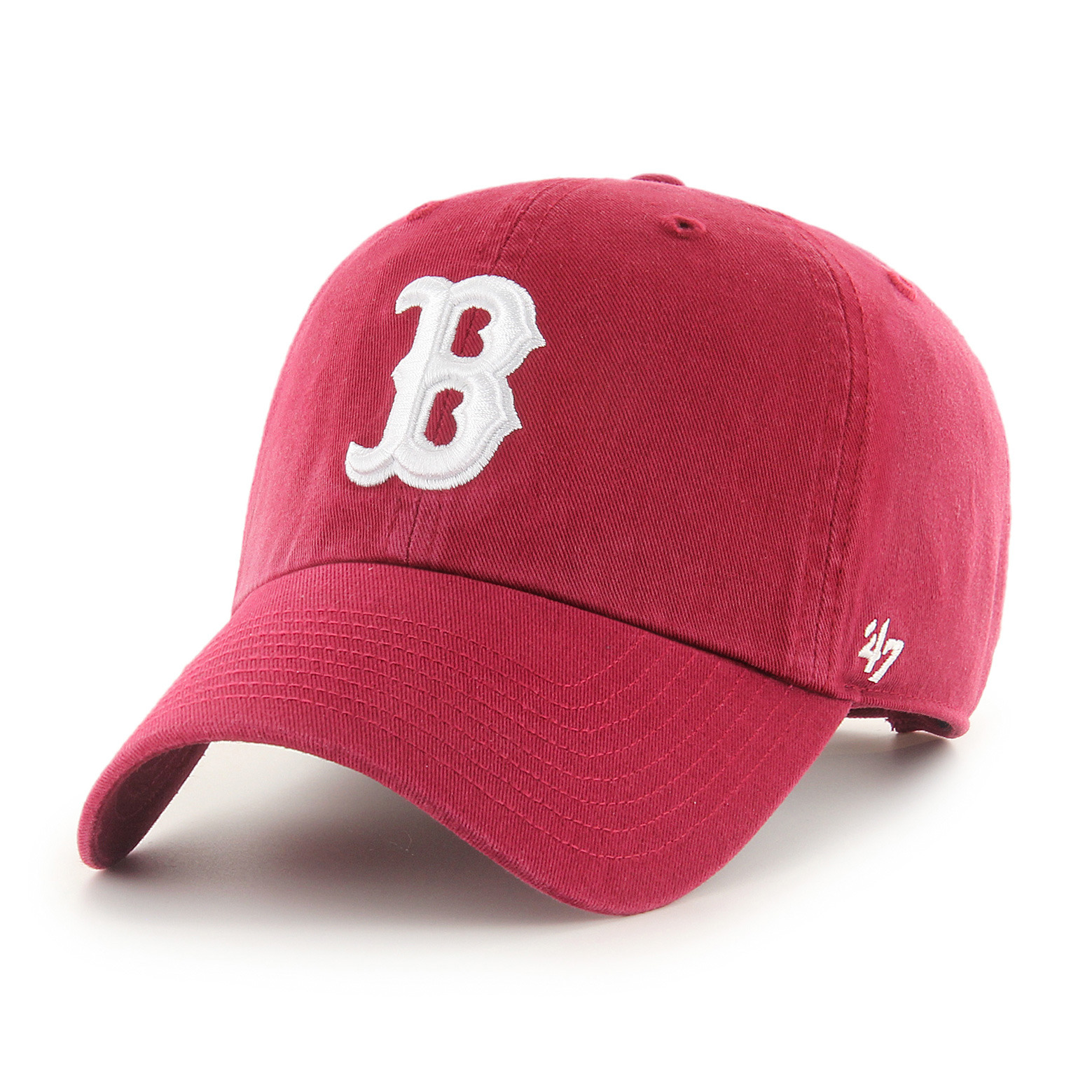 0197172354328 - Trucker Cap Boston Red Sox MLB Clean Up No Loop Label