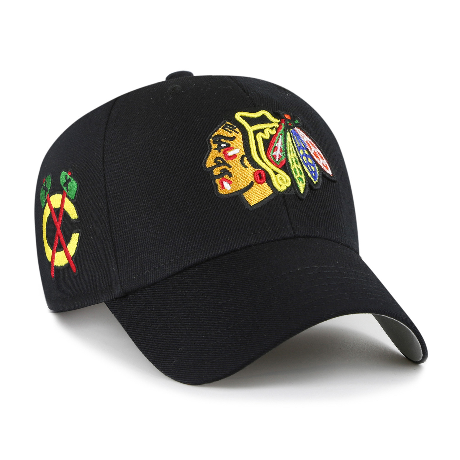 0197172539503 - Blackhawks Baseballkappe NHL Sure Shot MVP