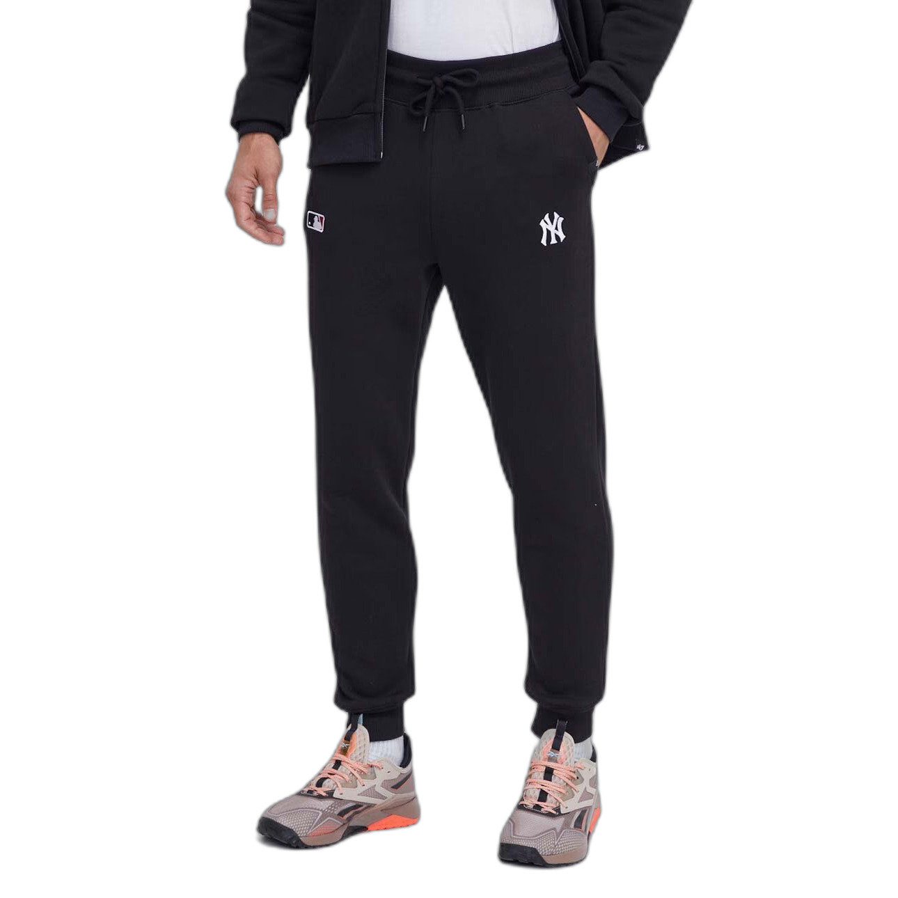 0197172570605 - Pantalon de jogging New York Yankees MLB Base Run EMB Burnside