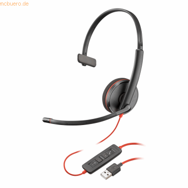 0197192933732 - Blackwire C3210 - Blackwire 3200 Series - Headset - On-Ear - kabelgebunden - aktive Rauschunterdrückung