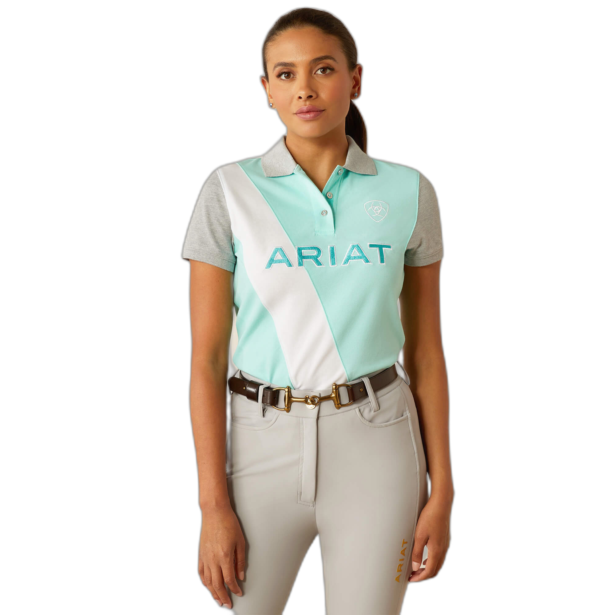 0197318310560 - Polo-Shirt Damen Ariat Taryn Button