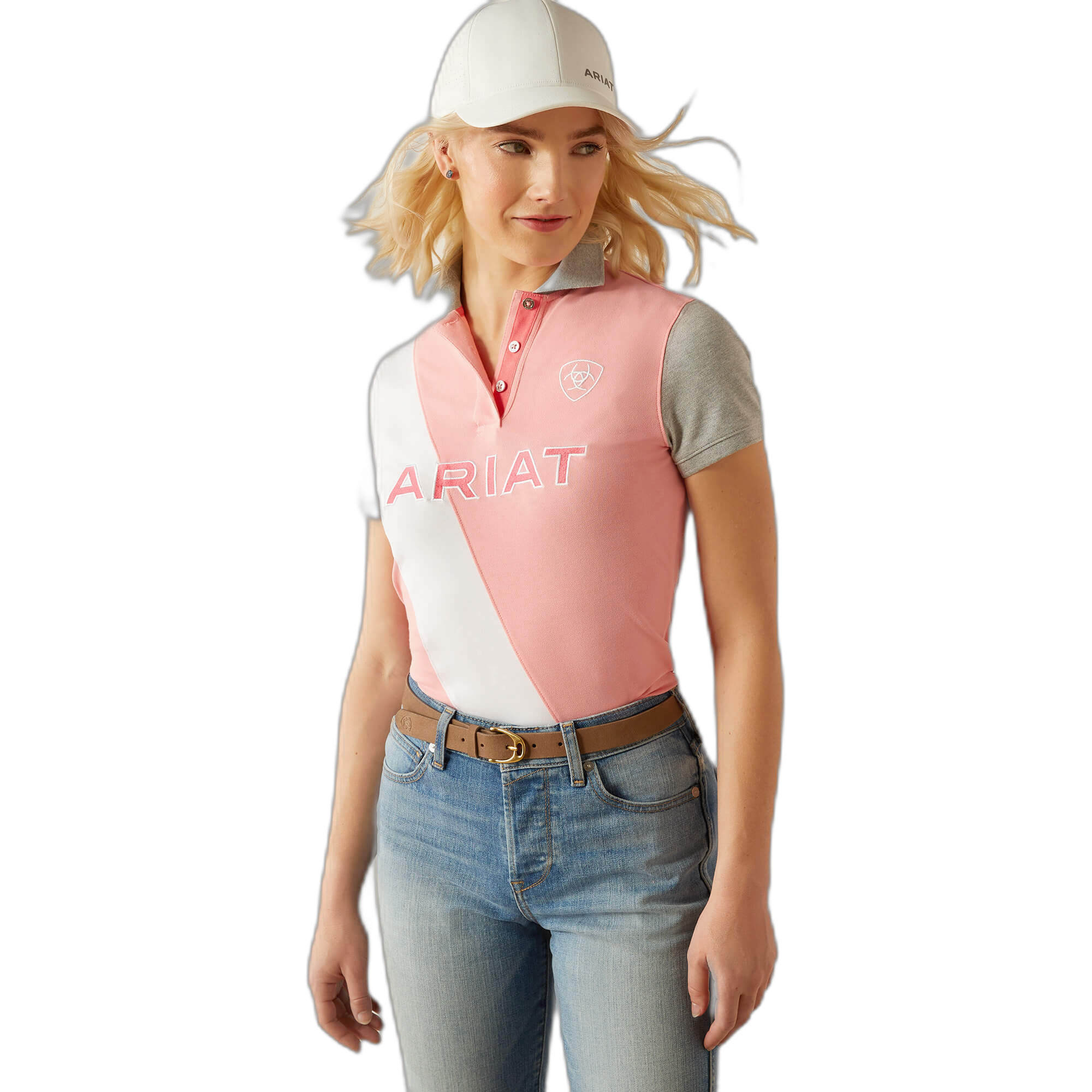 0197318310935 - Polo-Shirt Damen Ariat Taryn Button 0197318310935 - Polo-Shirt Damen Ariat Taryn Button