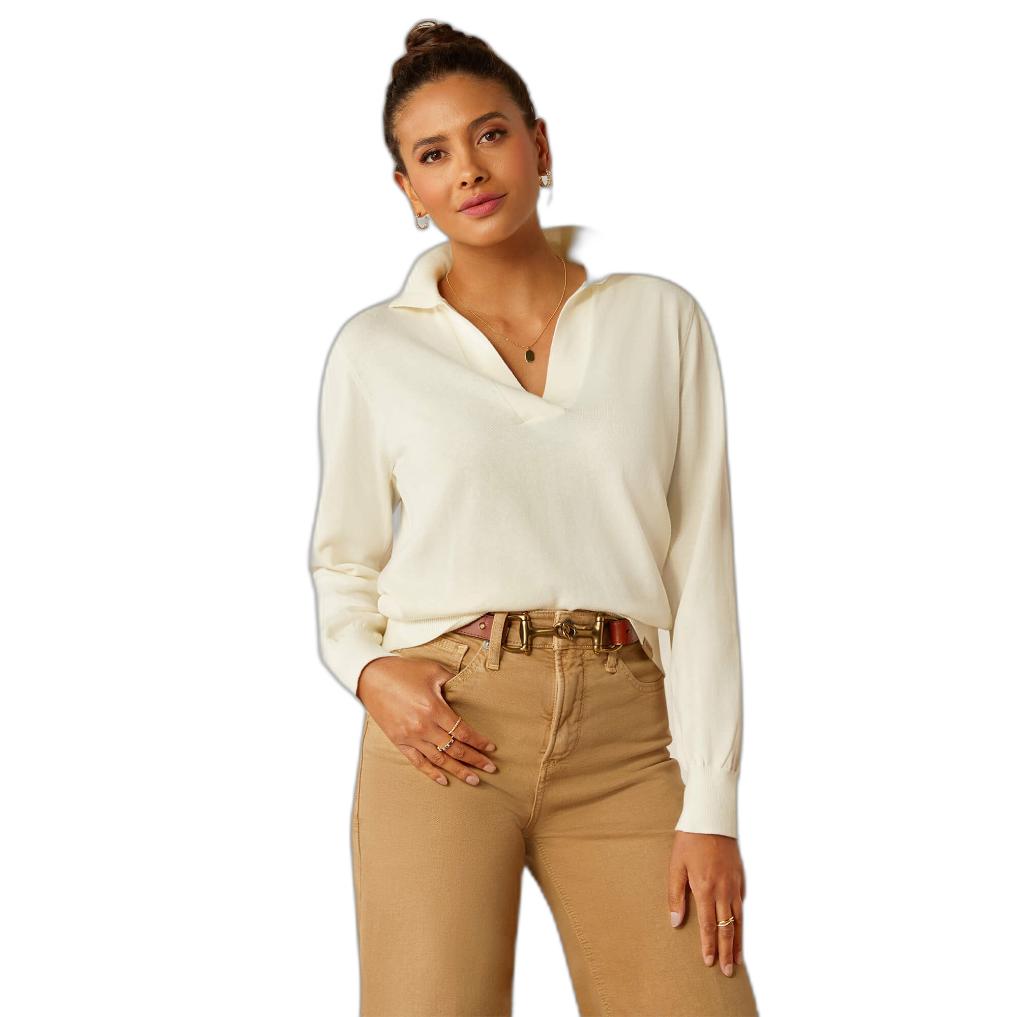 0197318332494 - Pullover Damen Ariat Langsett