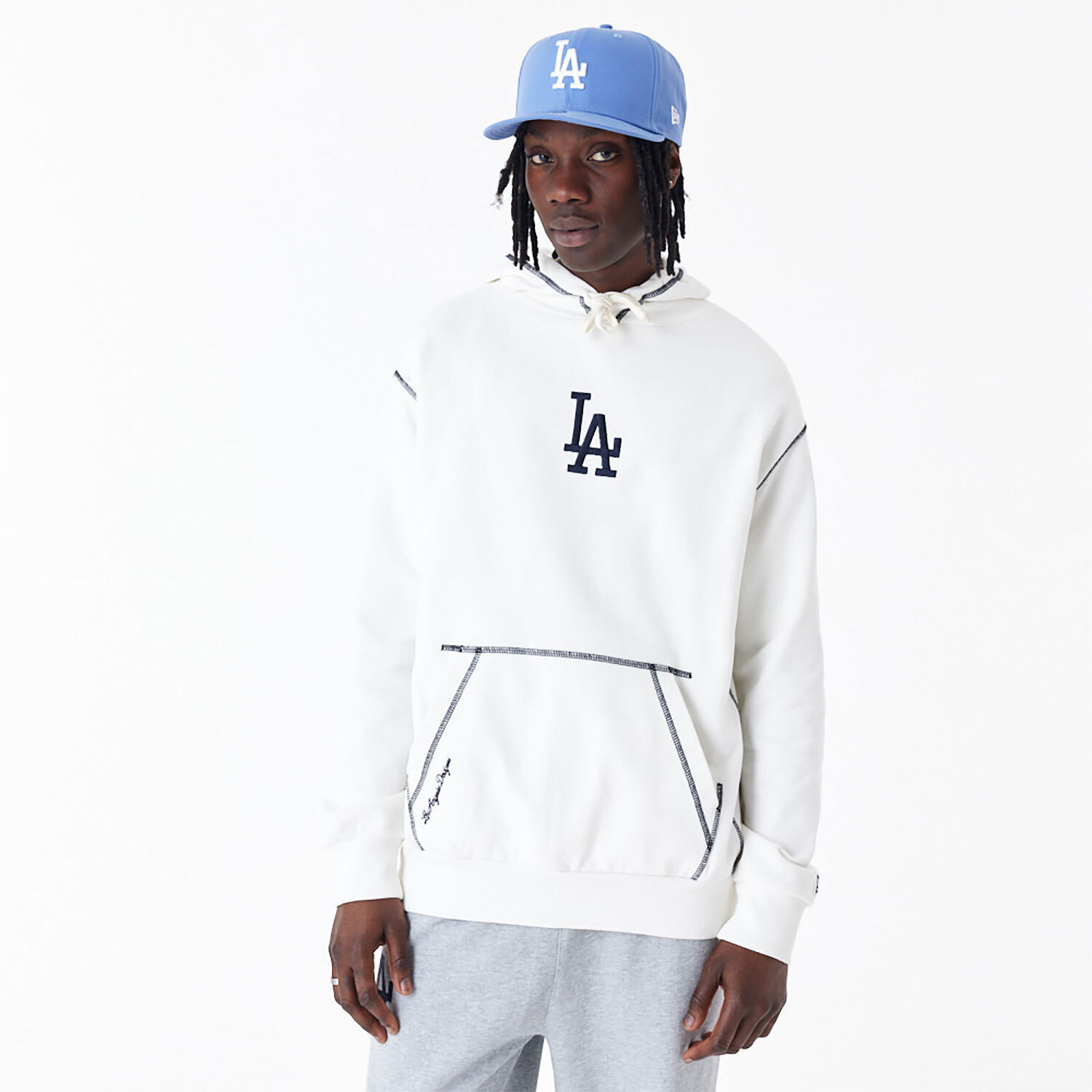 0197373935883 - Hoodie Los Angeles Dodgers MLB World Series