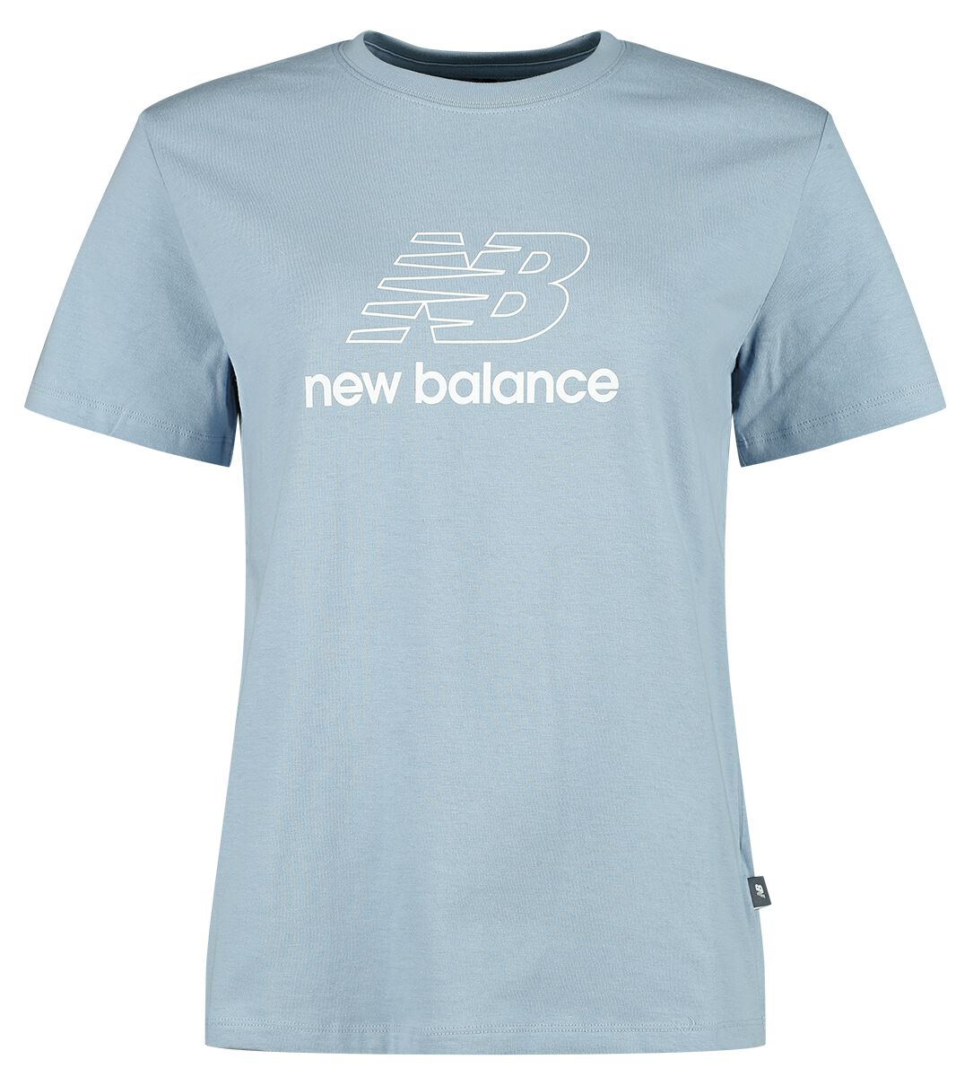0197375388786 - NB Sport Jersey Graphic Standard T-Shirt T-Shirt blaugrau in M