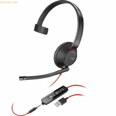 0197497211108 - Blackwire 5210 - Blackwire 5200 series - Headset - On-Ear - kabelgebunden - aktive Rauschunterdrückung