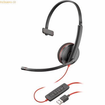 0197497213775 - Blackwire 3210 - Blackwire 3200 Series - Headset - On-Ear - kabelgebunden - aktive Rauschunterdrückung