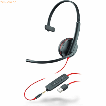 0197497213812 - Blackwire 3215 - Blackwire 3200 Series - Headset - On-Ear - kabelgebunden - aktive Rauschunterdrückung