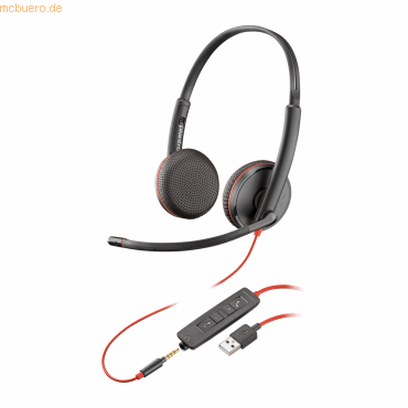 0197497213843 - Blackwire 3225 - Blackwire 3200 Series - Headset - On-Ear - kabelgebunden - aktive Rauschunterdrückung