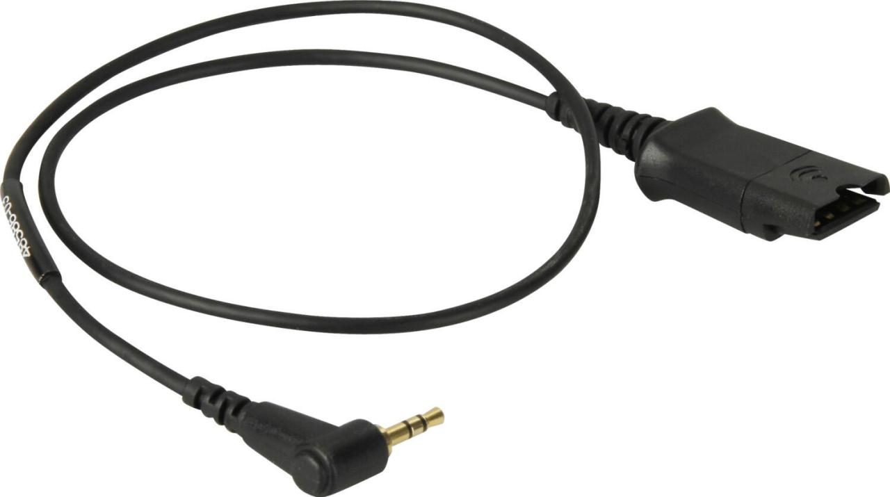 0197497574388 - - Audiokabel - 25 mm 4-poliger Stereoanschluss zu Quick Disconnect - 45 cm - für EncorePro