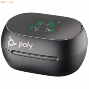 0197497838213 - Poly Touchscreen Lade Etui schwarz Voyager Free 60+ UC